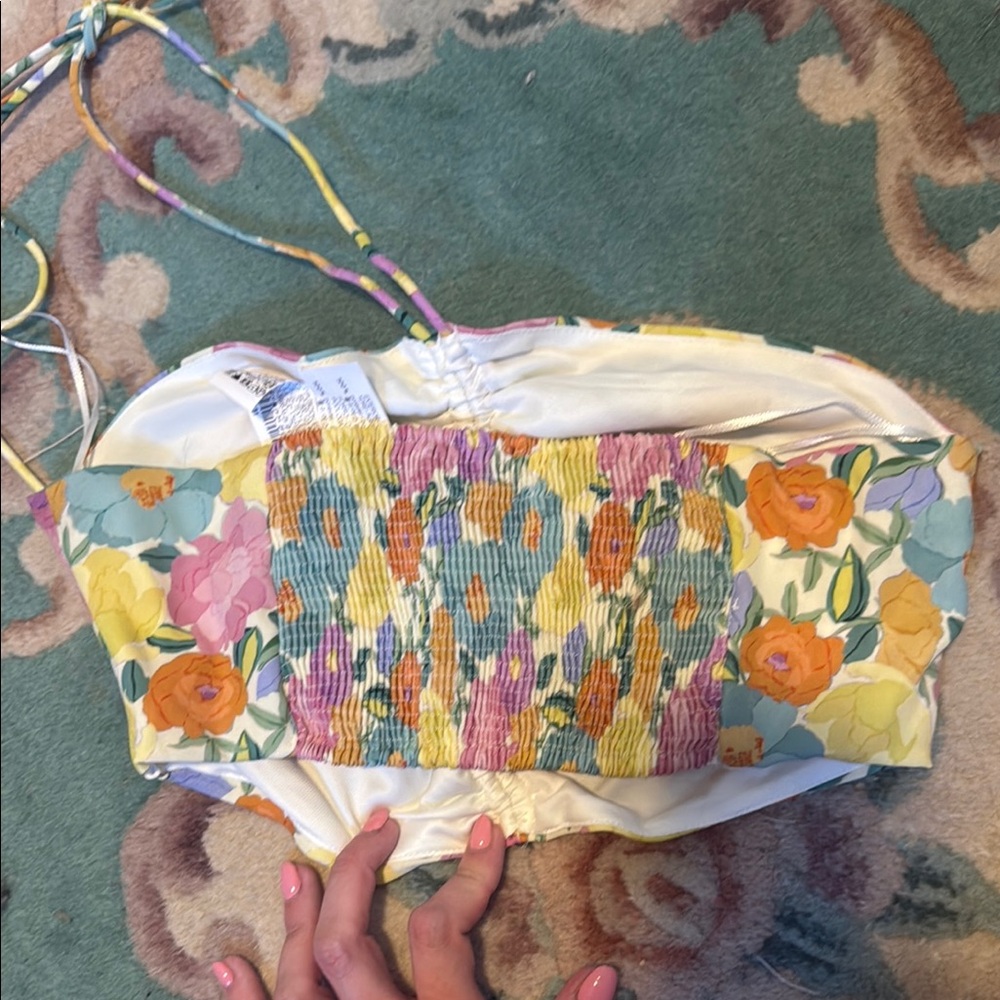Zara Pink and Yellow Heart Pendant Accessory - Picture 2 of 3
